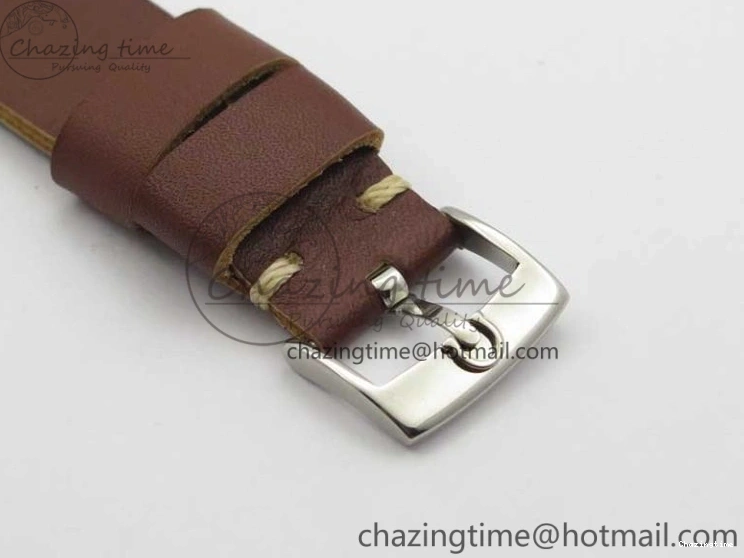 1219 Vintage Seamaster 300 No Date SS B12 Black Dial On Brown Leather Strap A2836 (Free Nylon Strap) Comfortable 7912